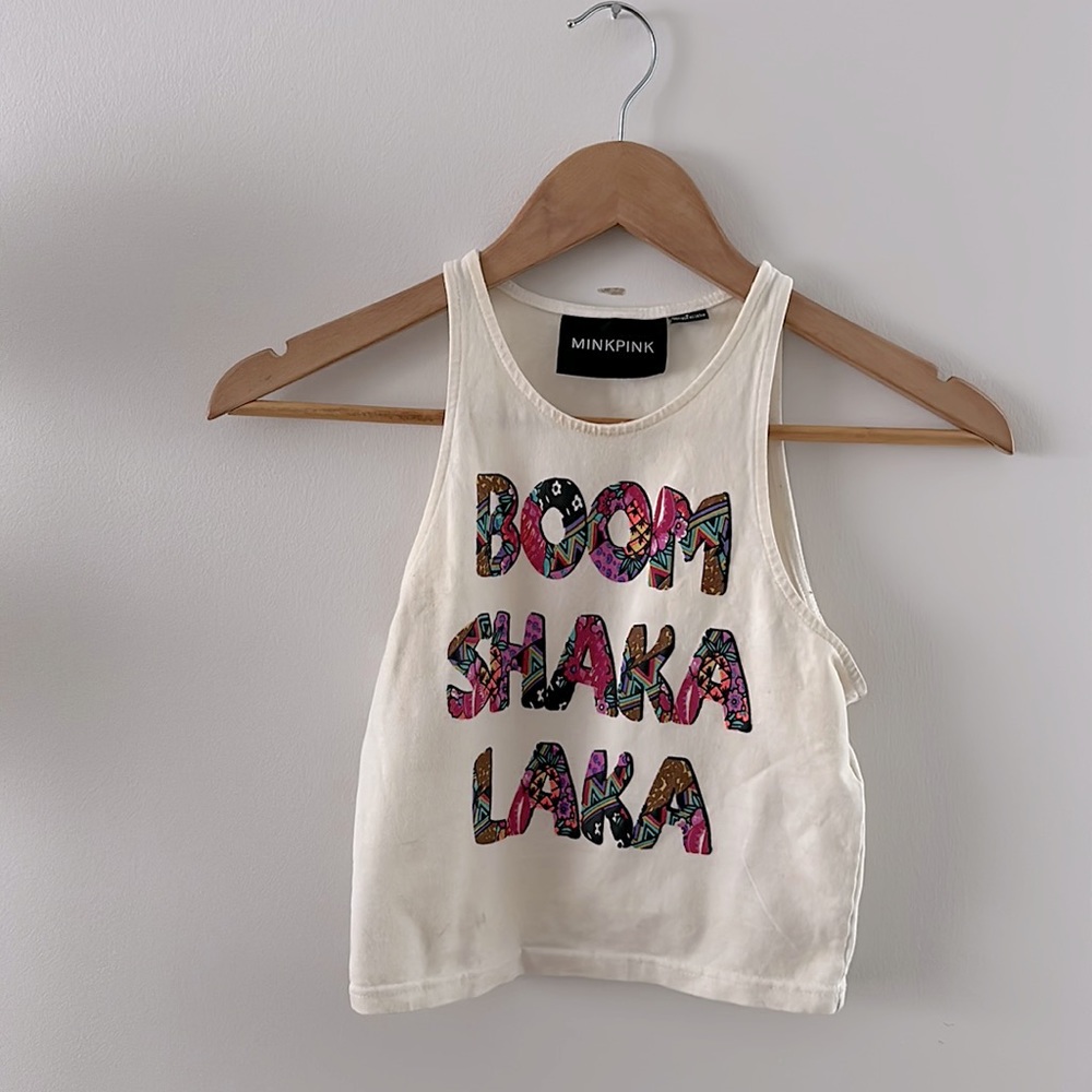 MINKPINK Boom Shaka Laka Tank